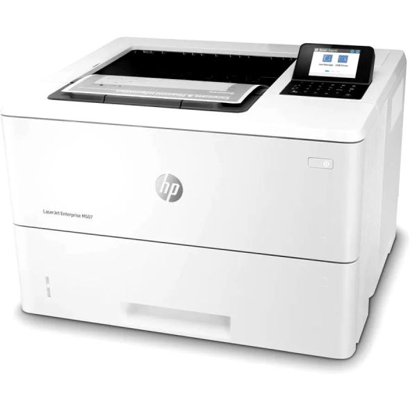 Принтер HP M507dn [1pv87a], лазерный, белый