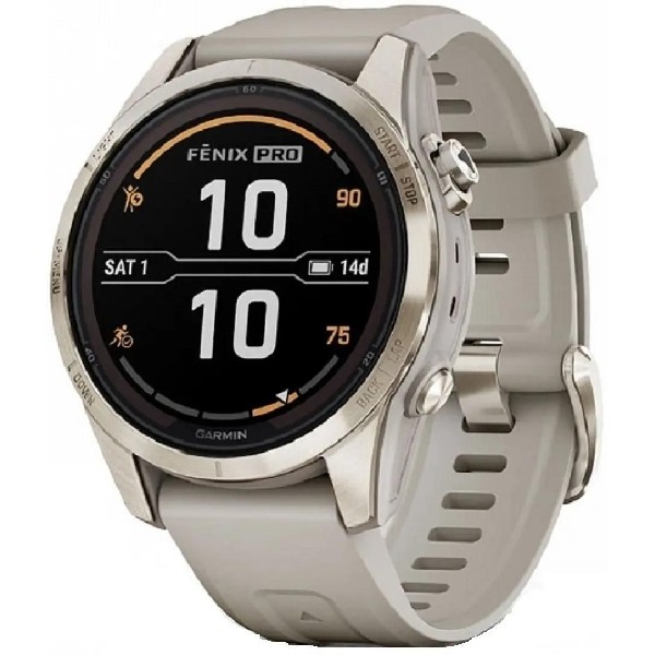 Умные часы Garmin Fenix 7S Pro 2023 30.4 мм графитовый/серебристый [010-02776-00]