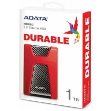 Внешний жесткий диск ADATA DashDrive Durable HD650 [ahd650-1tu31-crd], 1 Тб, HDD 2,5